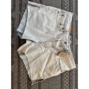 501 Levi Strauss Light Wash Jeans Shorts NWT Size 29